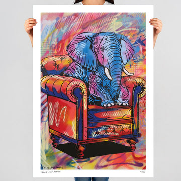 Elephant Is So Comfortable Again (Print)
