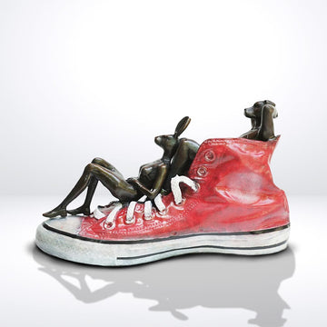 A Little Step at a Time (Bronze Sculpture)