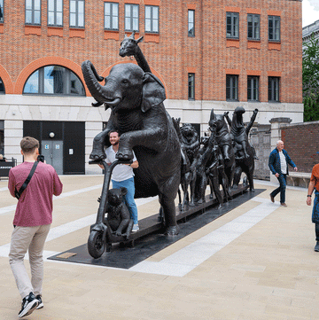 Go Wildlife Go (Bronze Sculpture)