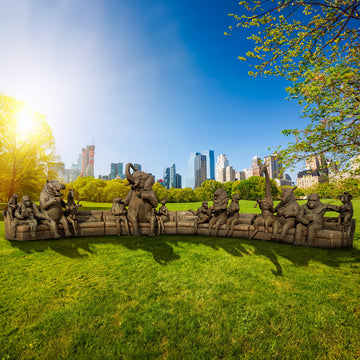 The Wild Couch Party (Bronze Sculpture)