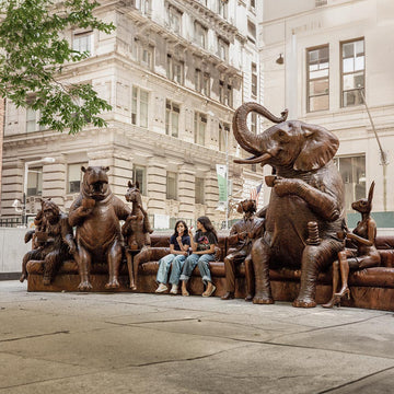 The Wild Couch Party (Bronze Sculpture)