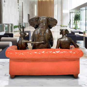 Today There's an Elephant in the Room (Bronze Sculpture)