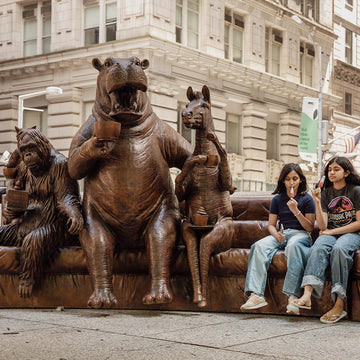 The Wild Couch Party (Bronze Sculpture)