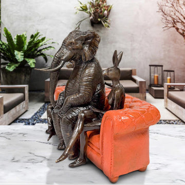 Today There's an Elephant in the Room (Bronze Sculpture)