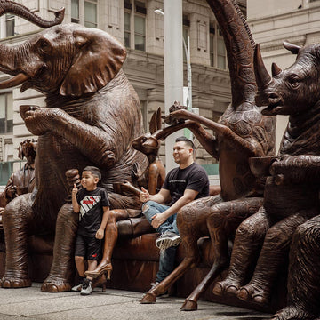 The Wild Couch Party (Bronze Sculpture)