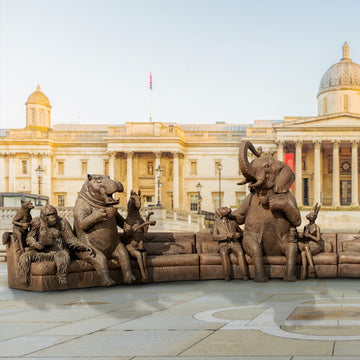 The Wild Couch Party (Bronze Sculpture)