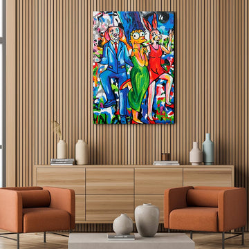 Dancing with Friends (Original Painting)