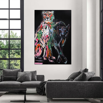 Dash, the Fading Cheetah (Original Painting)