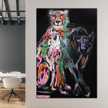 Dash, the Fading Cheetah (Original Painting)