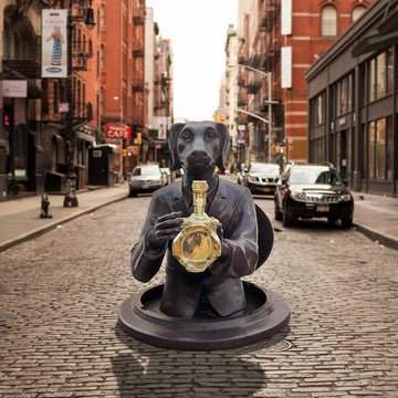 Watch Out for Paparazzi Dog (Bronze Sculpture, Large)