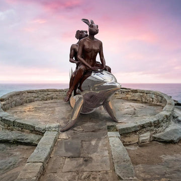 The Dolphin Riders (Bronze Sculpture)