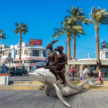 The Dolphin Riders (Bronze Sculpture)