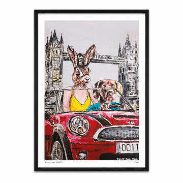 They Always Drive Together in London (Print)