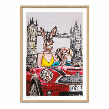 They Always Drive Together in London (Print)