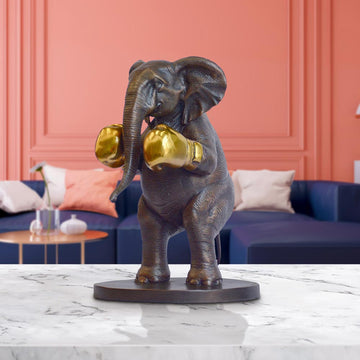 Elephant Warrior (Bronze Sculpture, Small)