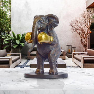Elephant Warrior (Bronze Sculpture, Small)