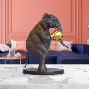 Elephant Warrior (Bronze Sculpture, Small)
