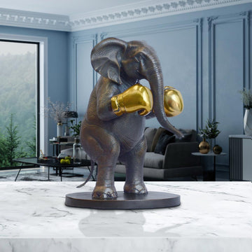 Elephant Warrior (Bronze Sculpture, Small)
