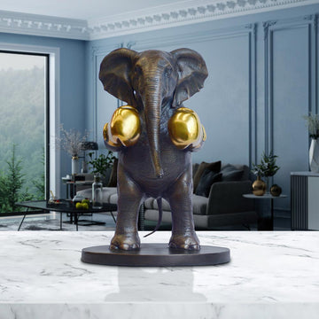 Elephant Warrior (Bronze Sculpture, Small)