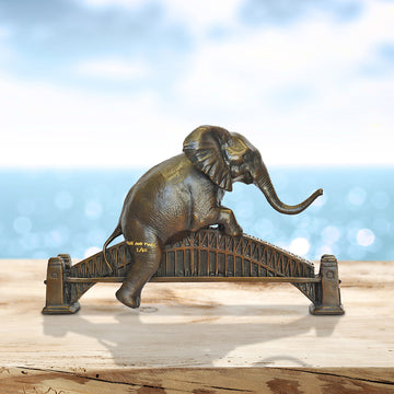 The Elephant Loved the Sydney Harbour Bridge (Bronze Sculpture, Small)