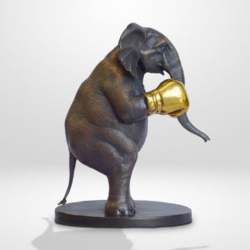 Elephant Warrior (Bronze Sculpture, Small)