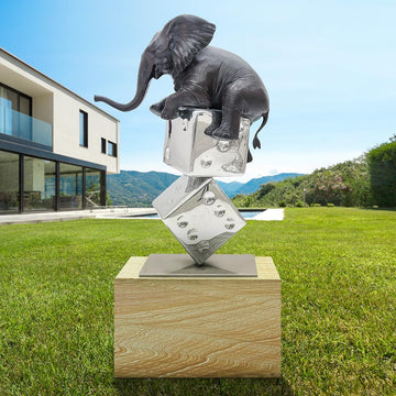 Big Luck of the Elephant (Bronze Sculpture)