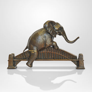 The Elephant Loved the Sydney Harbour Bridge (Bronze Sculpture, Small)