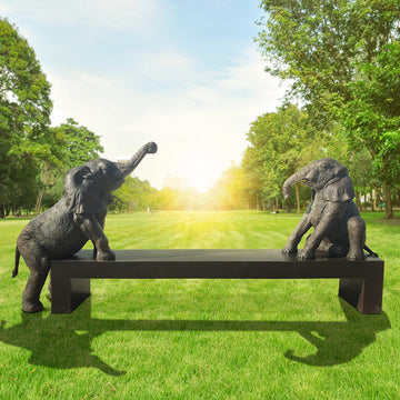 The Elephant Bench (Bronze Sculpture)