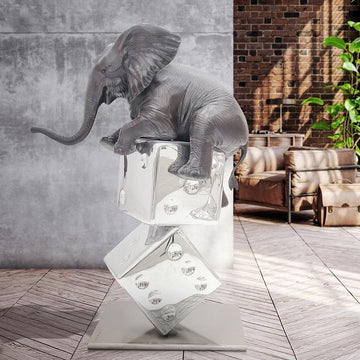 Big Luck of the Elephant (Bronze Sculpture)