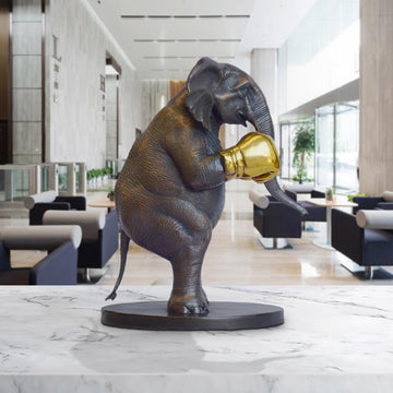 Elephant Warrior (Bronze Sculpture, Small)