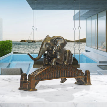 The Elephant Loved the Sydney Harbour Bridge (Bronze Sculpture, Small)