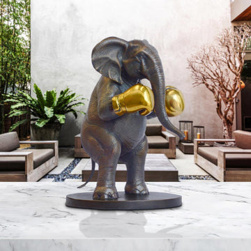 Elephant Warrior (Bronze Sculpture, Small)