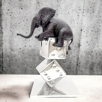 Big Luck of the Elephant (Bronze Sculpture)