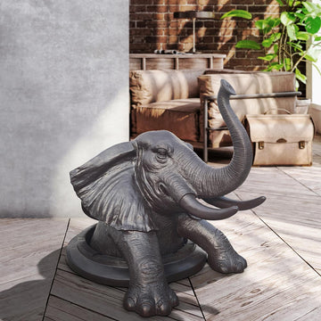 The Elephant Came Out to See the World (Bronze Sculpture, Mid-Size)