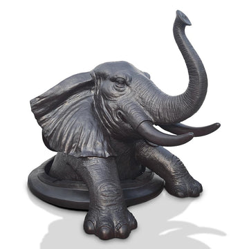 The Elephant Came Out to See the World (Bronze Sculpture, Mid-Size)