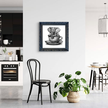 A Study for Elephant in a Cup (Giclee Canvas Print)