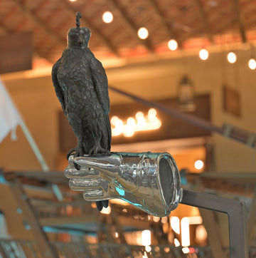Falcon with Glove