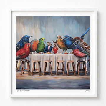 Birds of a Feather Eat Together (Print)