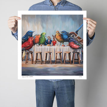 Birds of a Feather Eat Together (Print)