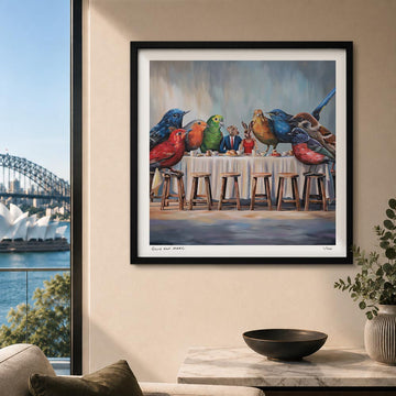 Birds of a Feather Eat Together (Print)