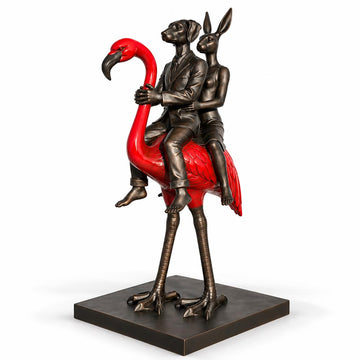 They Liked Doing Things Differently (Bronze Sculpture)
