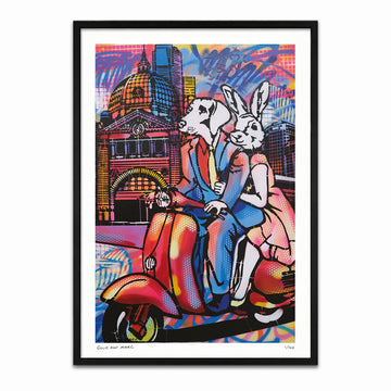 A Ride Down Flinders Street (Print)