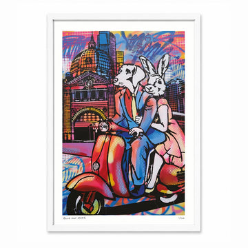 A Ride Down Flinders Street (Print)