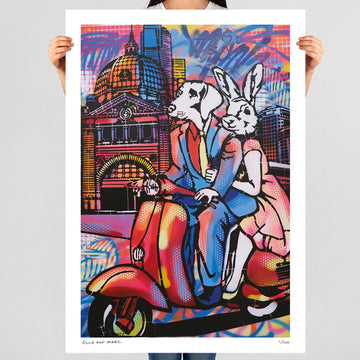 A Ride Down Flinders Street (Print)