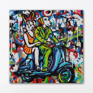 Go, Go, Go! (Original Painting)