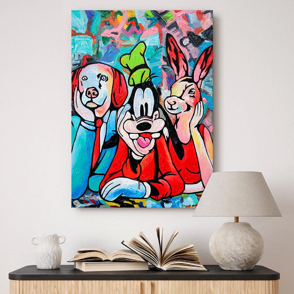 Goofy Was Their Buddy (Original Painting) – Gillie and Marc®