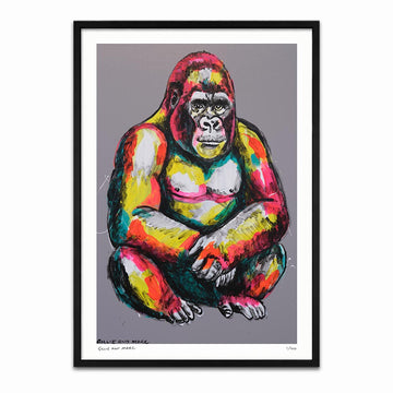 Gorilla At Peace (Print)