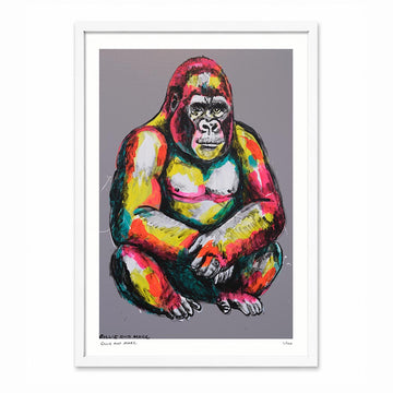 Gorilla At Peace (Print)