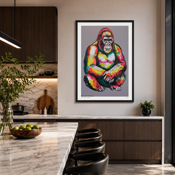 Gorilla At Peace (Print)