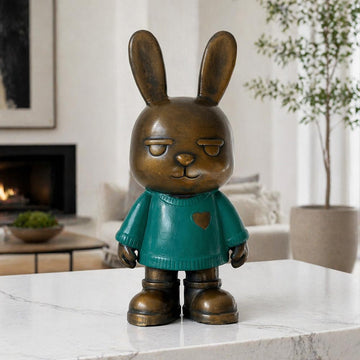 The Original Rabbitgirl of the Wild Green (Bronze Sculpture, Small)